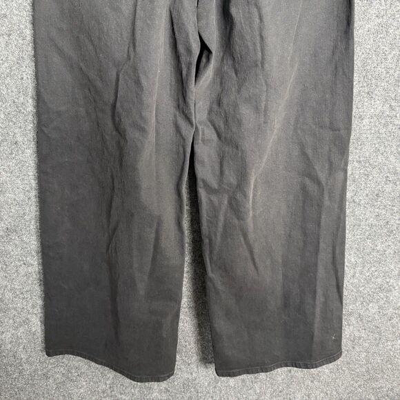 NWT Universal Thread Women's 4 Black Sailor Wide Leg Jeans High Rise - Picture 6 of 10